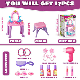 MOEAWS mermaid table and chair set creates magical play corners