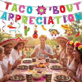 Moinchore Taco Bout decor suitable for various occasions and themes