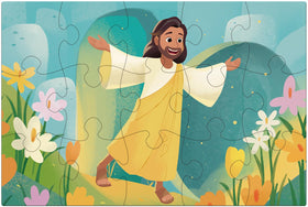 MoinKidz Bible puzzles Resurrection scene sparks curiosity