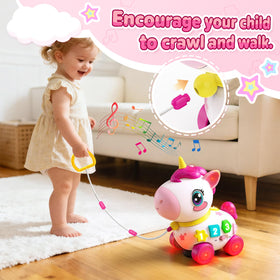 MOISTAR unicorn portable toy ideal for car rides and travel