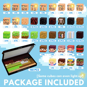 Moiuyrt light-up blocks illuminate playtime and spark curiosity.