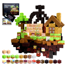 Moiuyrt magnetic blocks 150pcs arranged for creative construction and STEM exploration.