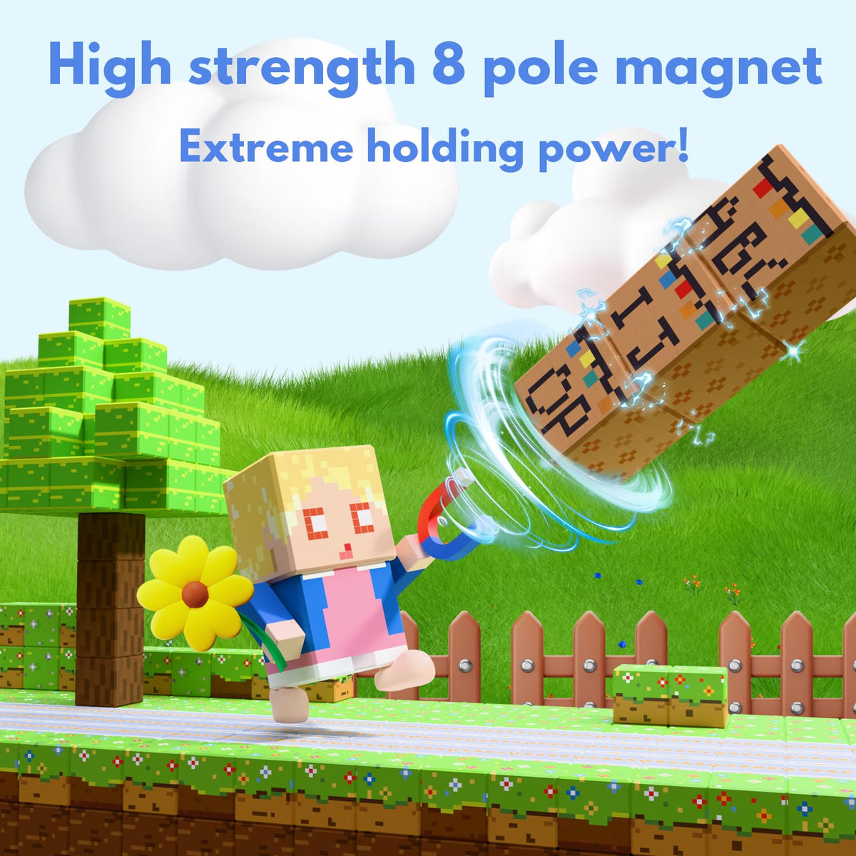 Moiuyrt magnetic cubes support developing spatial reasoning and coordination.