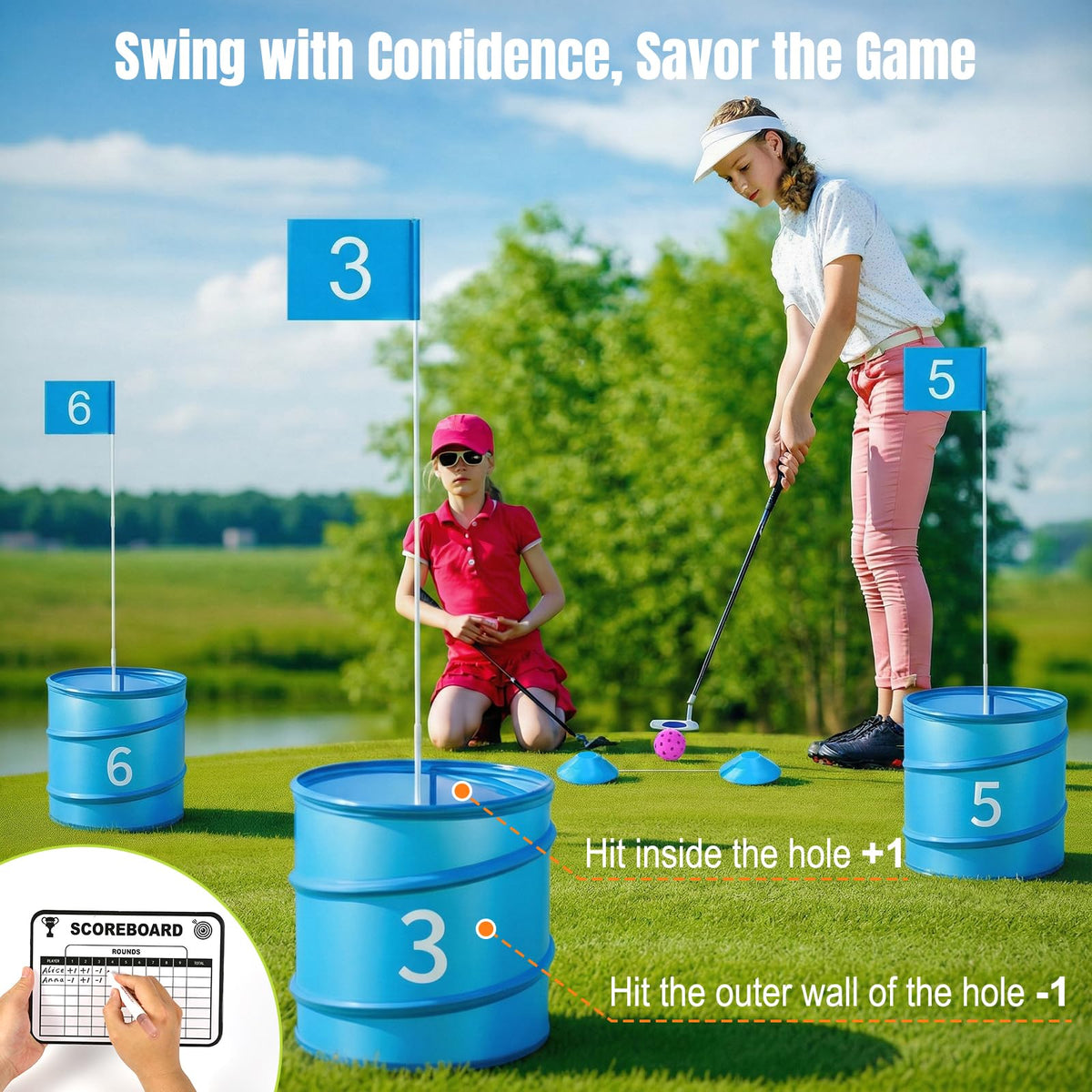 MoKo Backyard Golf Game carry bag for easy transport