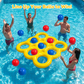 MoKo one-meter ropes to secure the Tic-Tac-Toe float