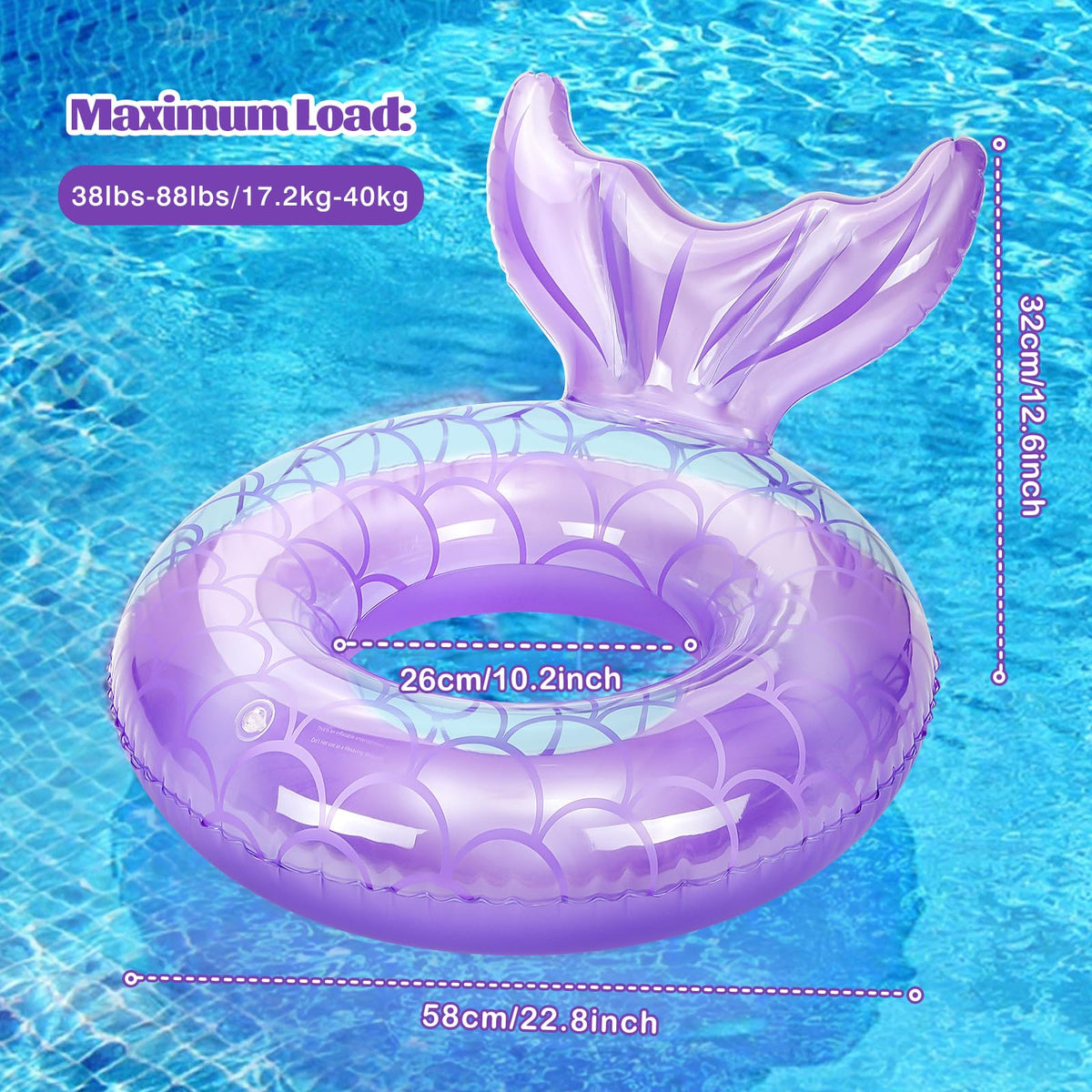 Safety reminder: MoKo ring for kids with adult supervision during water use
