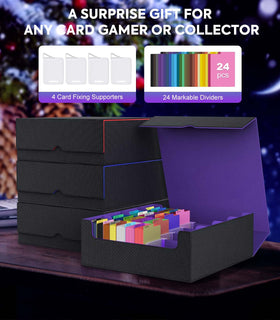 Fits standard cards up to 2.7 x 3.8 inches for MTG and Yu-Gi-Oh