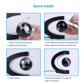 MOKOQI easy-install globe ready for quick setup