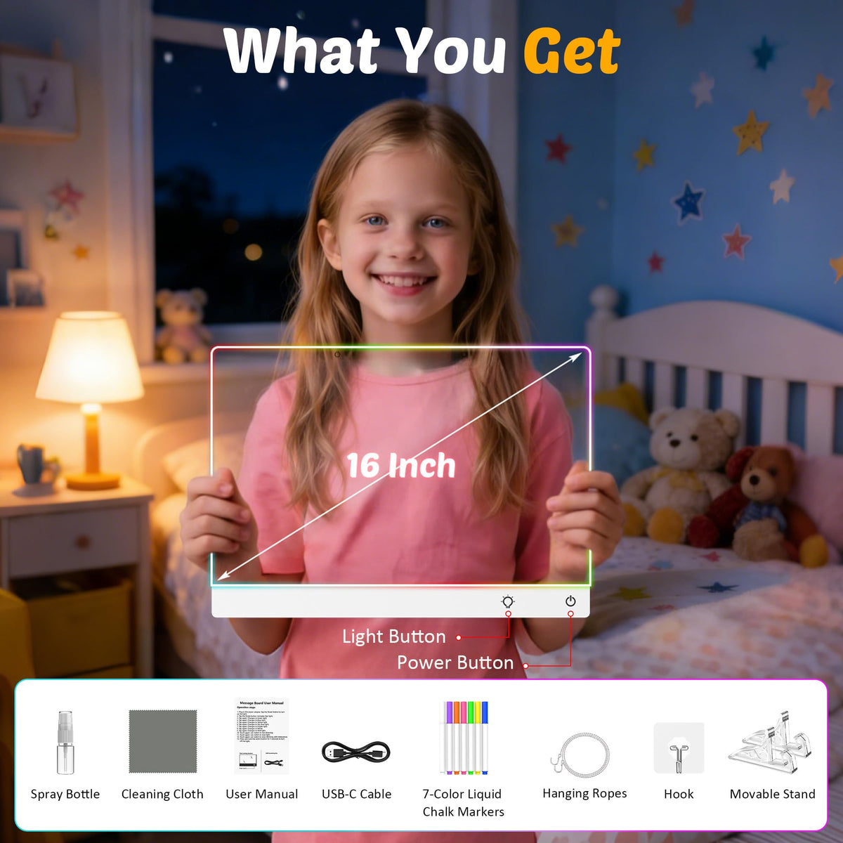 MOKOQI LED drawing board serves as a thoughtful kids gift for art