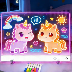MOKOQI 16-inch rechargeable LED drawing board glowing for creative play