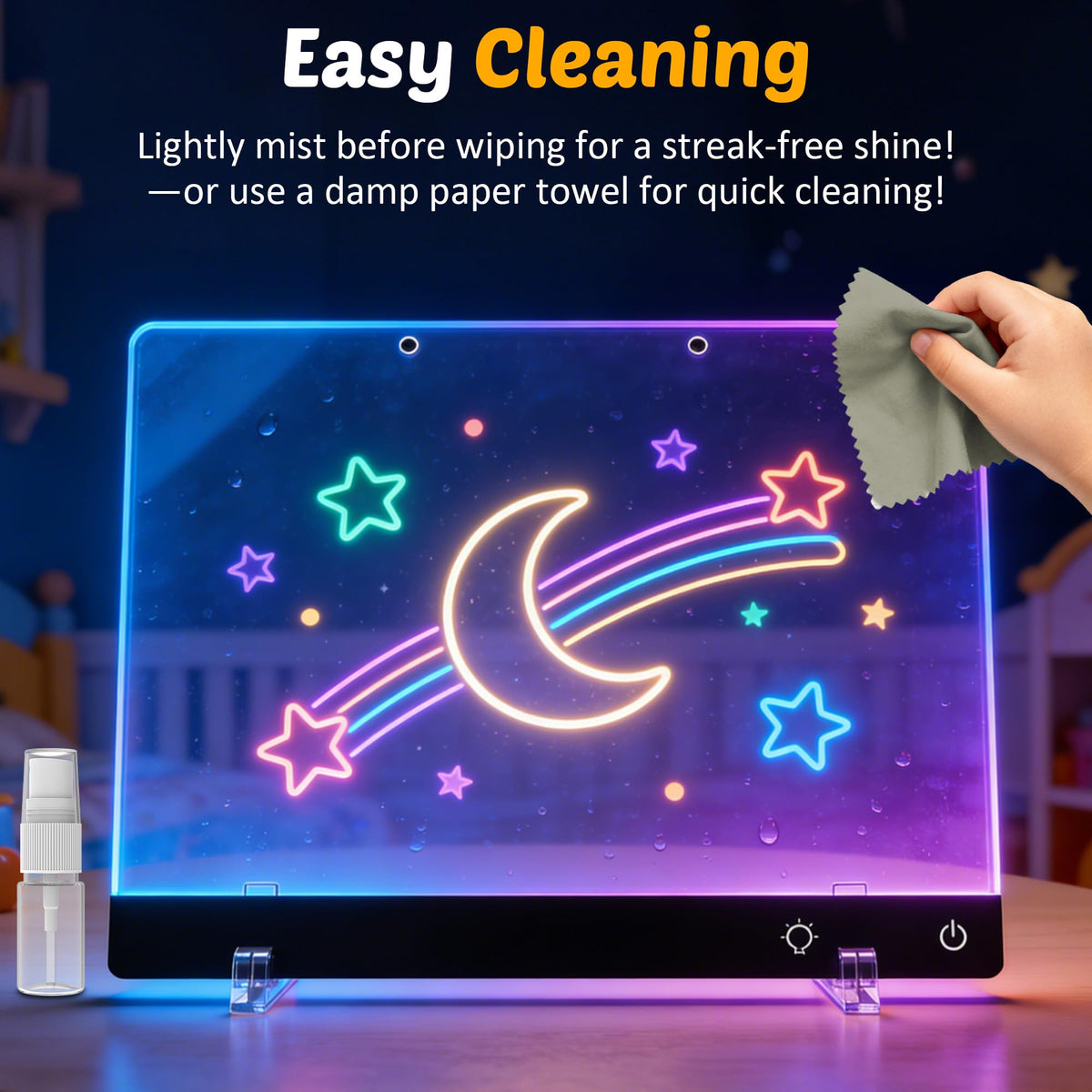 Portable, travel-friendly drawing board for moments on the go.