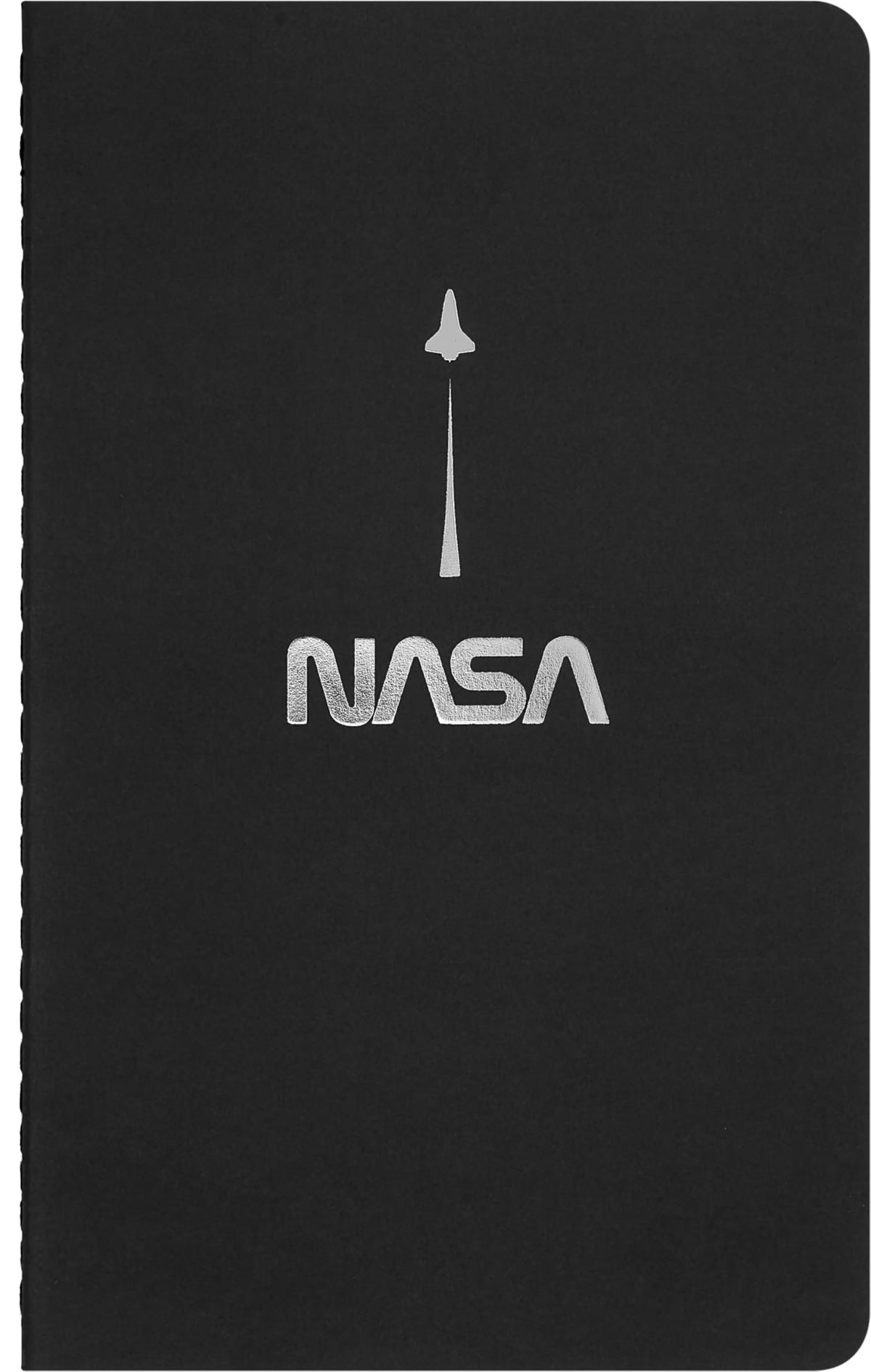 Moleskine NASA Cahier spine stitching highlighting durable construction for daily writing.