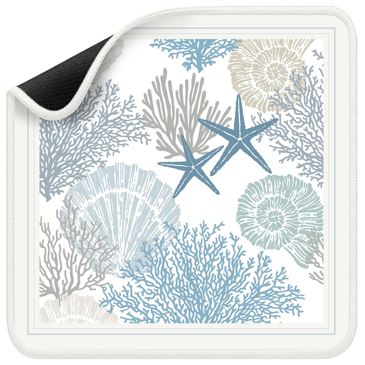 Molovsiny Mahjong Mat coastal breeze design enhances table ambiance during games