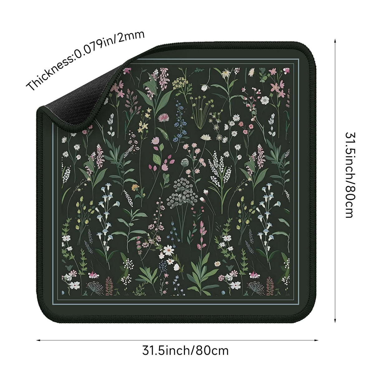 Molovsiny Mahjong Mat soft polyester top feels premium for comfortable play sessions