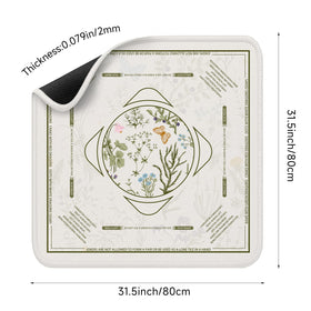 Molovsiny Mahjong Mat thick surface shows durable, premium polyester layer for lasting play.