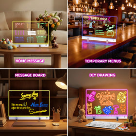 Molufeibe lumiboard glows in a dim room for cozy evenings.