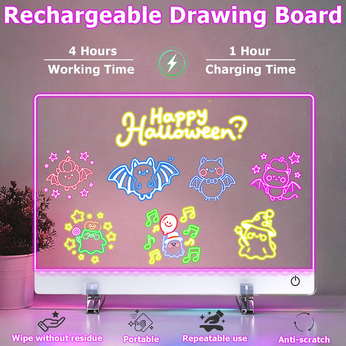 Molufeibe RGB dynamic modes create moving lighting for sketches.