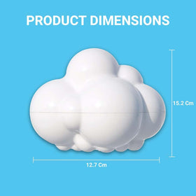 MOLUK Plui Rain Cloud pauses rain with the top hole, teaching cause and effect during bath time.