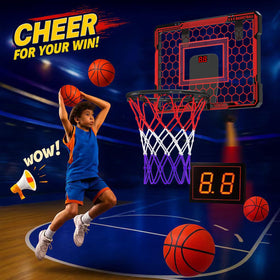 Molutsody door-mount backboard with protective padding for safe indoor play.