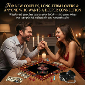 Momentum Boards Adultopoly dare cards spark flirtatious conversations.
