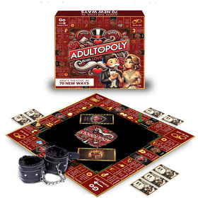 Momentum Boards Adultopoly handcuffs add daring fun to date night.