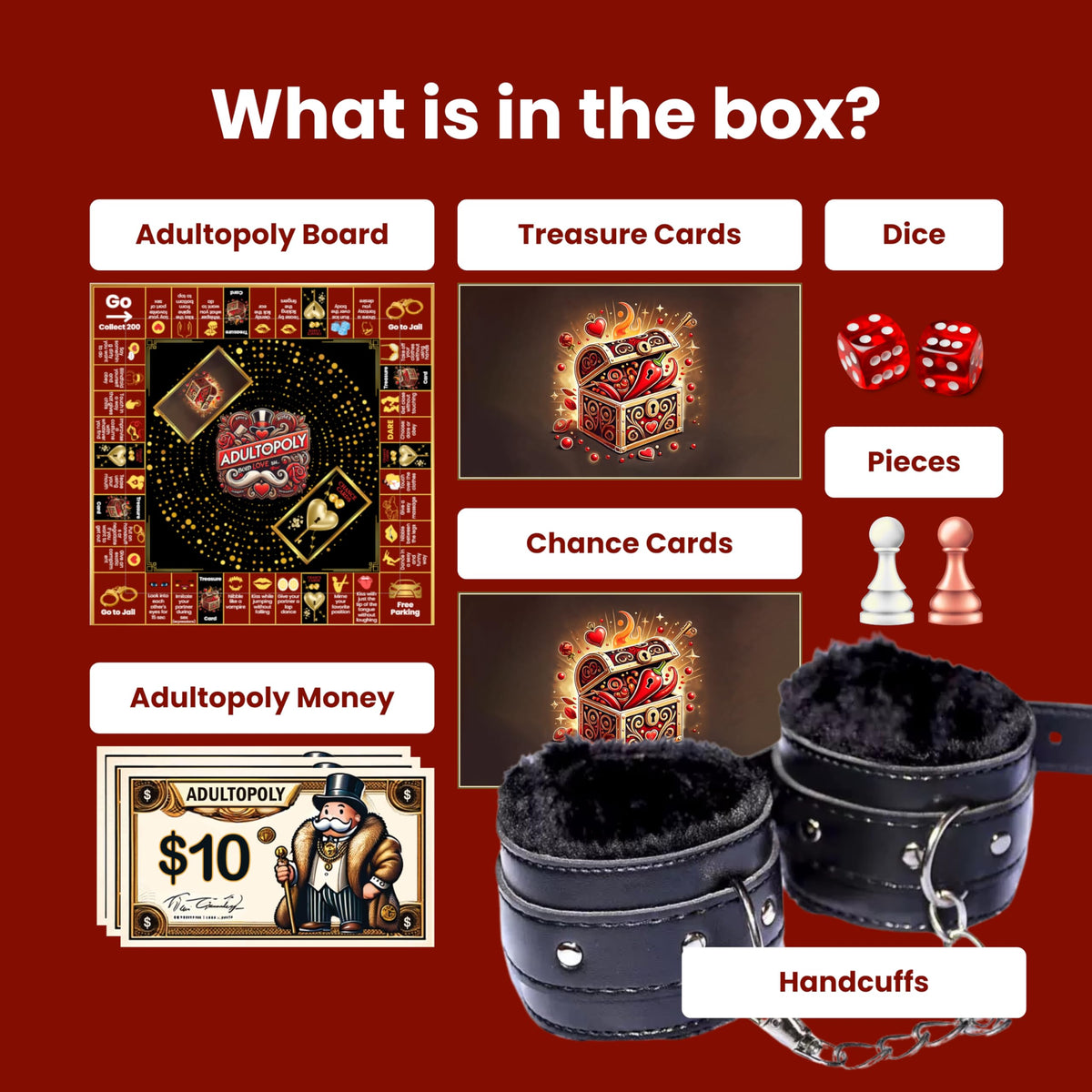 Momentum Boards Adultopoly travel-friendly design fits in bags for on-the-go fun.
