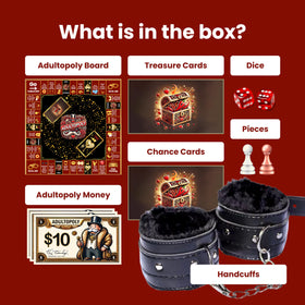 Momentum Boards Adultopoly travel-friendly design fits in bags for on-the-go fun.
