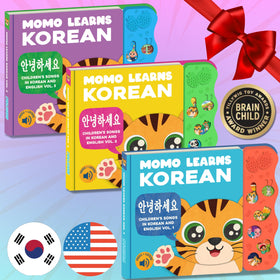 Momo Learns Korean Volume 1 durable pages for toddlers
