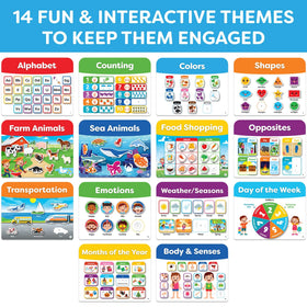 Momo & Nashi alphabet activity page - promotes early literacy through hands-on play