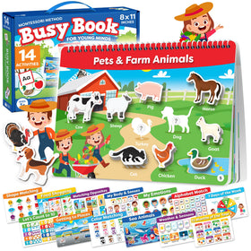 Momo & Nashi Busy Book cover - portable toddler learning