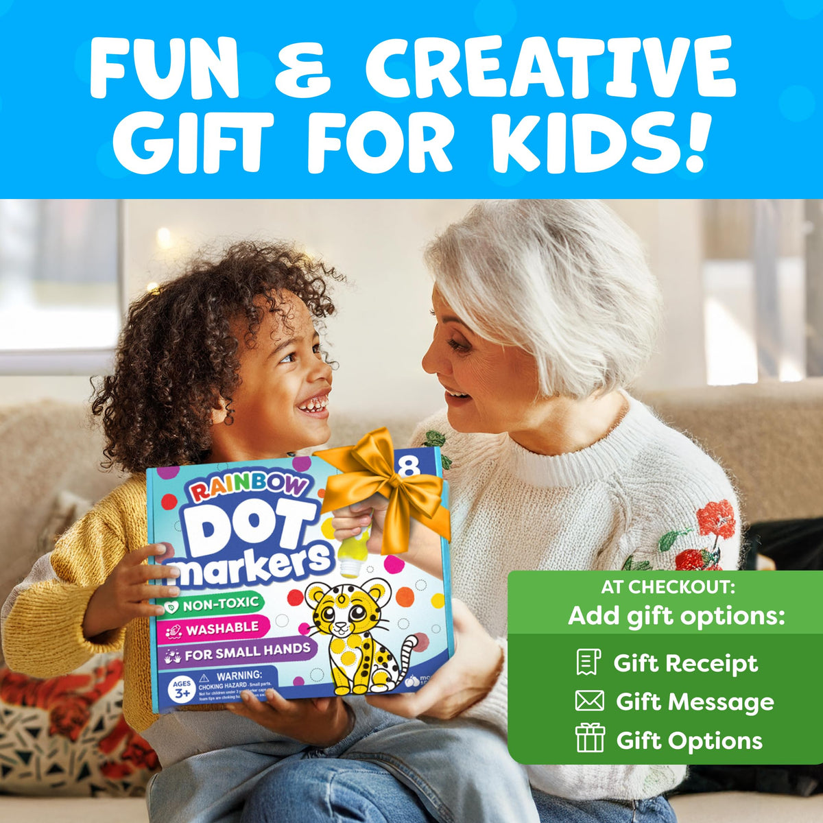 Toddler-friendly dot art with Momo & Nashi to boost creativity