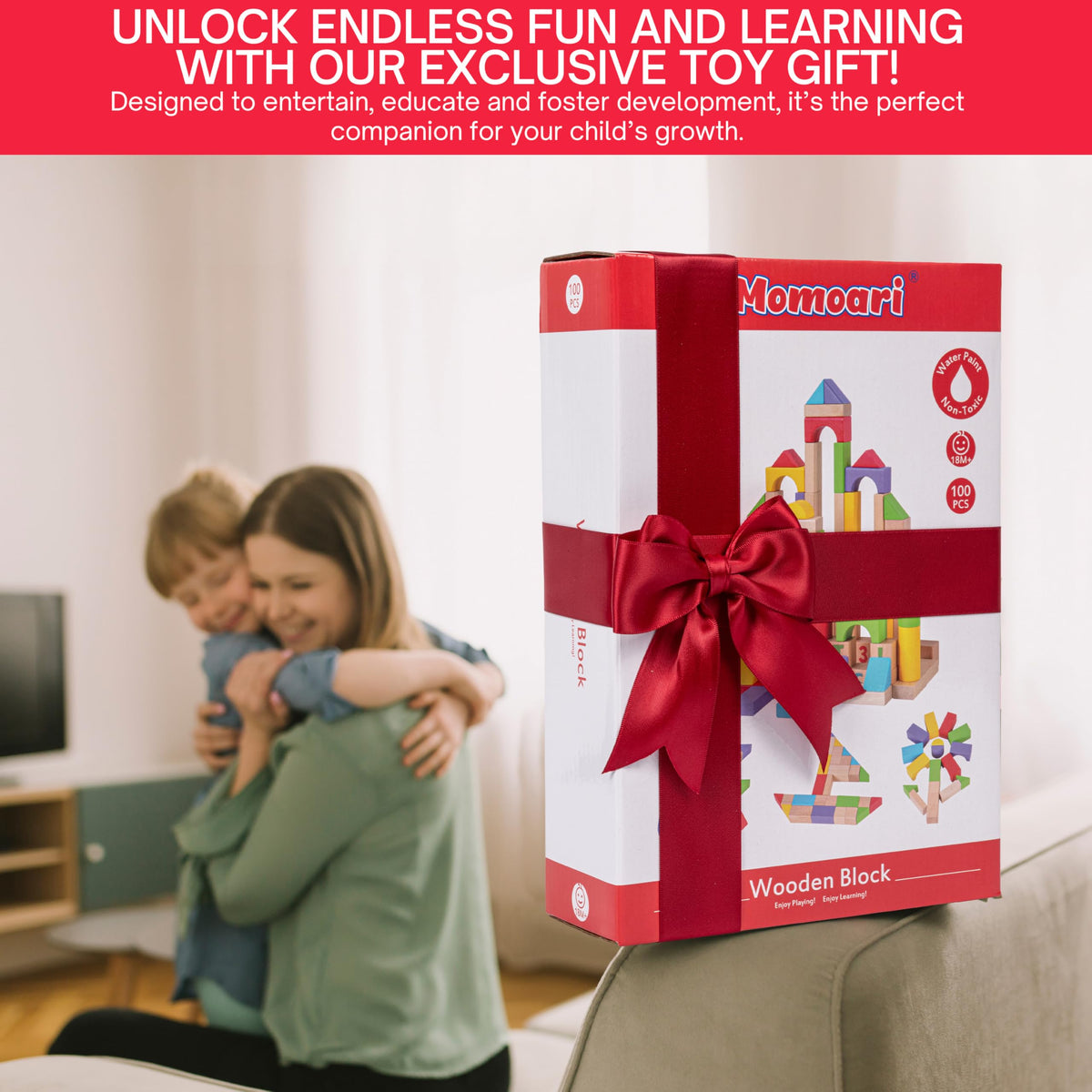MOMOARI classroom blocks for toddlers support group activities and sharing