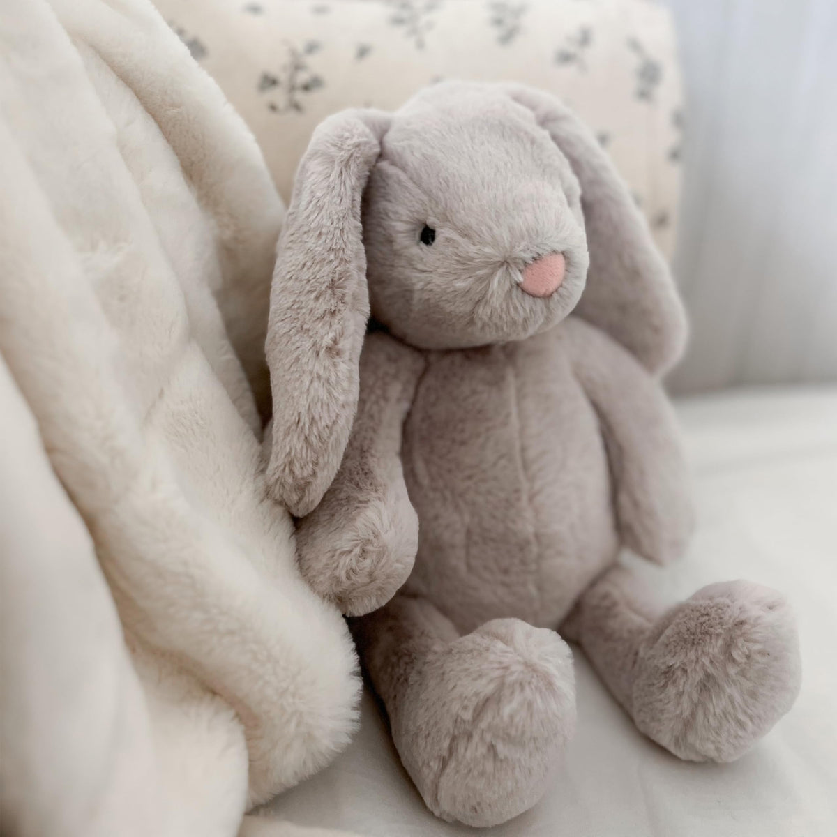 MON AMI Cuddly Playroom Bunny — perfect companion for imaginative play and bedtime routines.