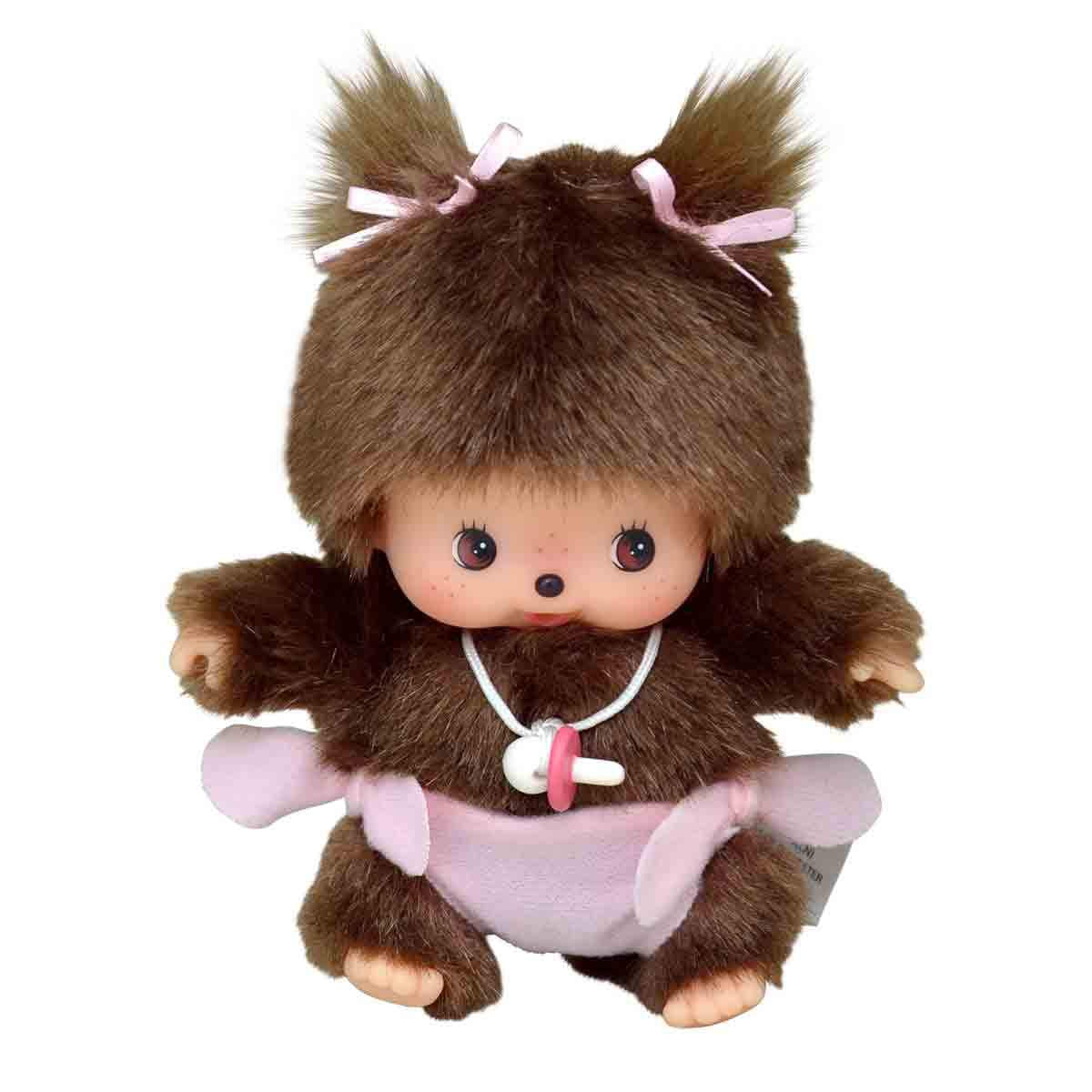 Monchhichi Classic Girl Europe 16cm figure showcasing timeless style and collectible charm.