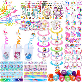 Moncinday unicorn bracelets for kids party favors and keepsakes.