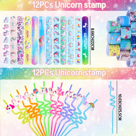 Moncinday unicorn rings add cute flair to party outfits.