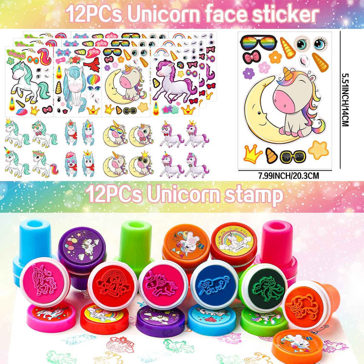 Moncinday unicorn stamper creates instant keepsakes.