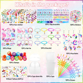 Moncinday unicorn straws for colorful drinks at parties.
