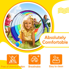 Moncoland Kids Play Tunnel Breathable Mesh Sides: supervise easily while little ones crawl.