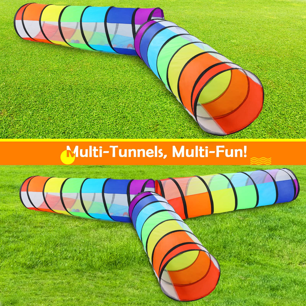 Moncoland Kids Play Tunnel Gift Idea: perfect for birthdays and holidays.