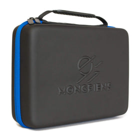 MONGPIENS Battling Tops Case with main compartments for tops.