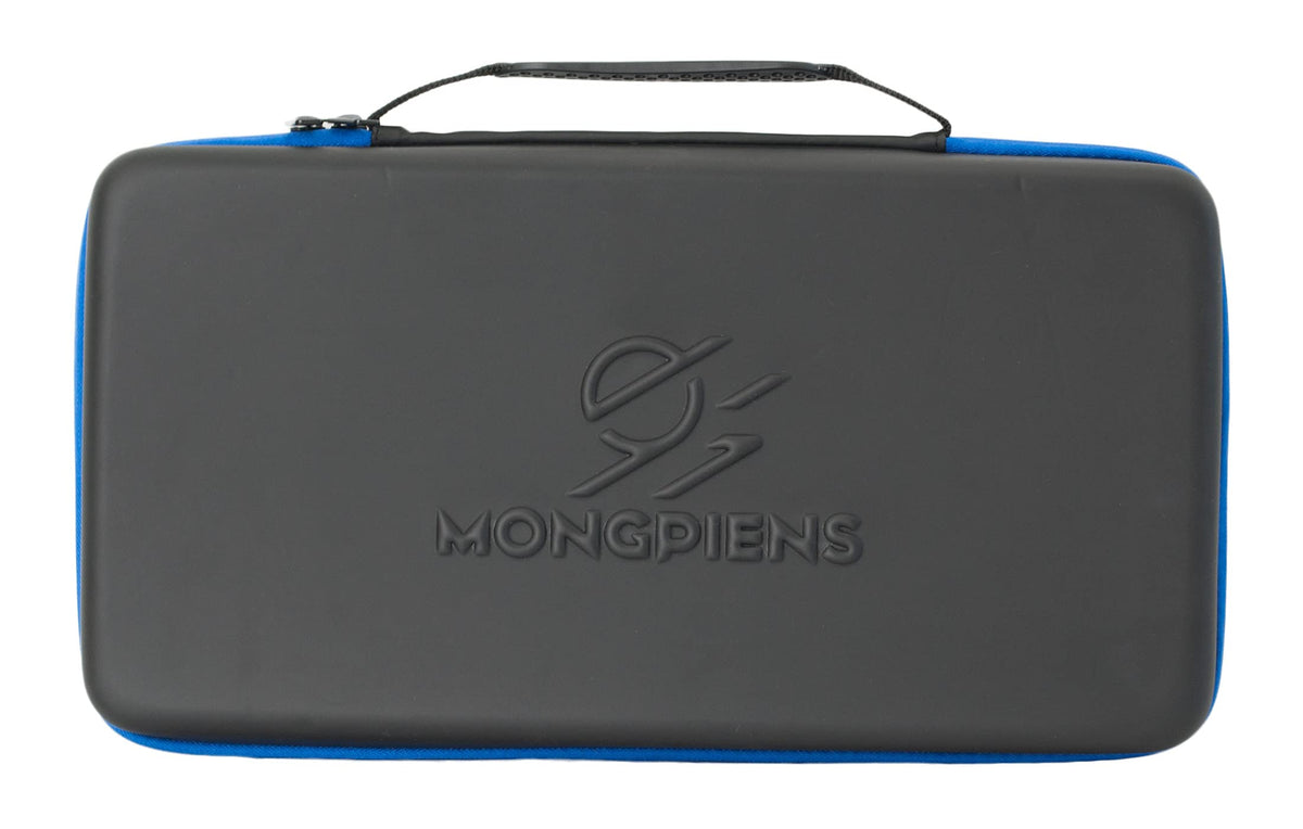 MONGPIENS Battling Tops Case mesh pockets securely hold launcher and accessories.