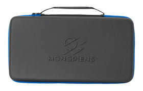 MONGPIENS Battling Tops Case mesh pockets securely hold launcher and accessories.