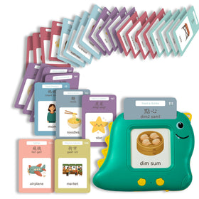 Monkey and Bananas Cantonese flash cards cover showing traditional characters and Jyutping for screen-free learning