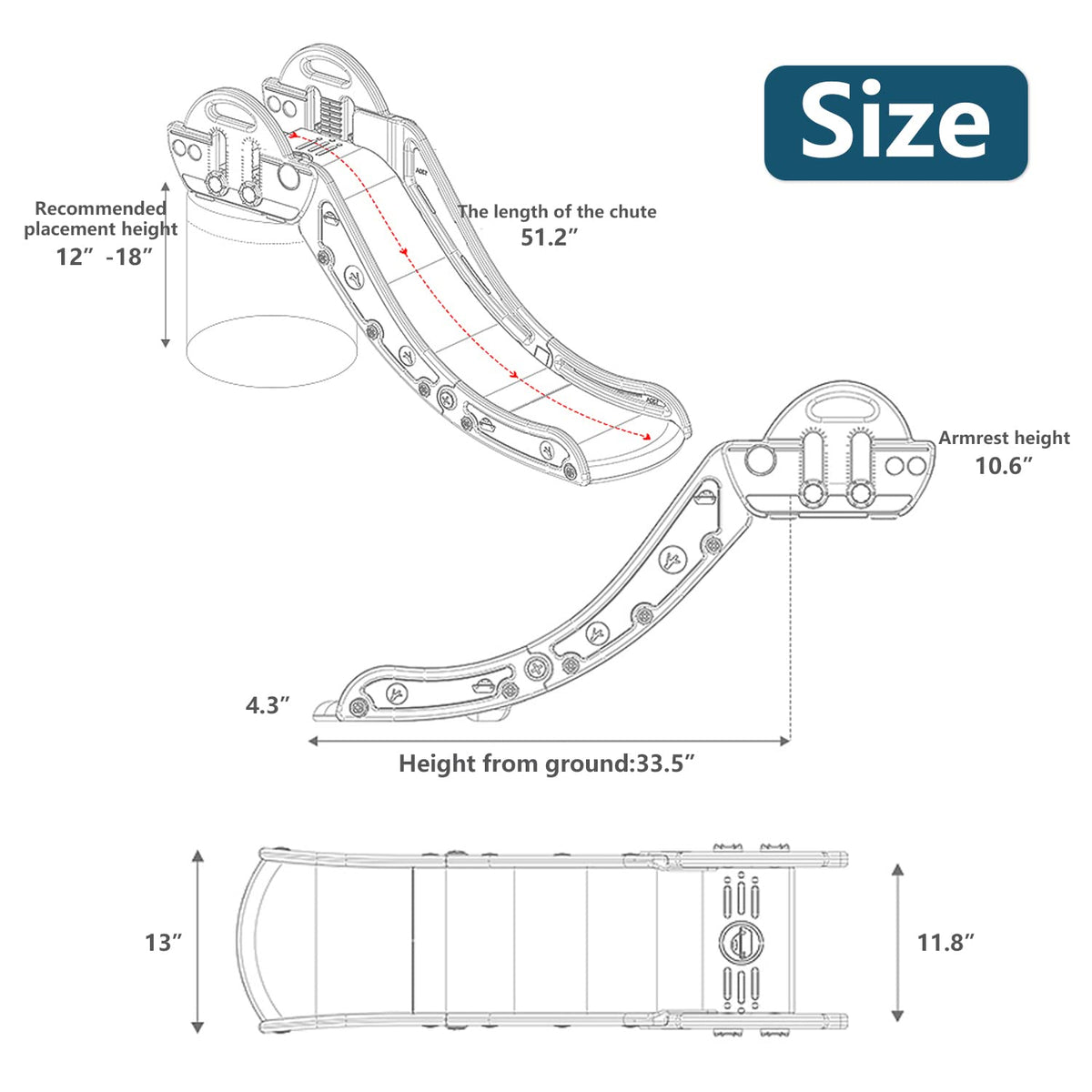 Monleelnom couch slide with non-slip base ensures stable use on sofas, beds, or stairs.