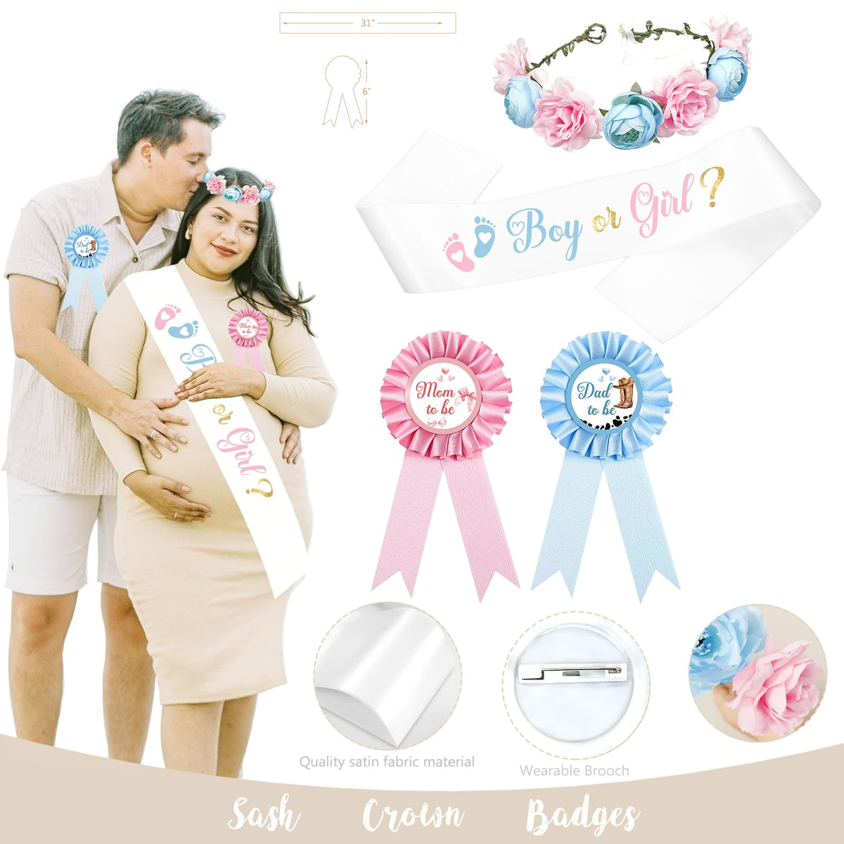 Monnberry flower crown complements outfits and photos during the celebration