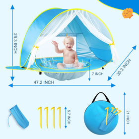 Monobeach multipurpose tent suits beach, backyard, or travel.