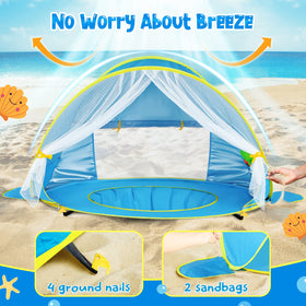 Monobeach ventilated design keeps little one comfortable.