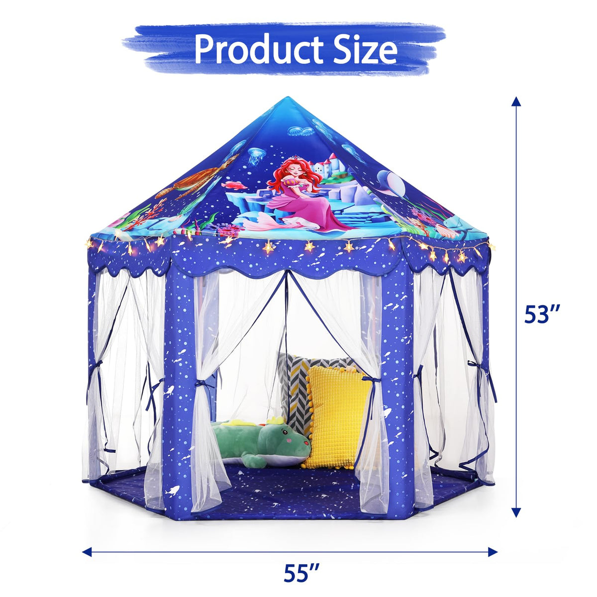 Monobeach indoor outdoor play tent ideal for bedrooms and yards.
