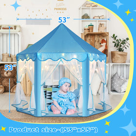 Monobeach Princess Castle Playhouse durable polyester taffeta—easy to clean and long-lasting.